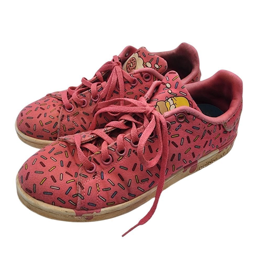 Adidas Stan Smith x‎ The Simpsons Low Donut Sprinkles Youth Size 6